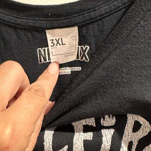 Netflix Original Stranger Things Hellfire Club Black T-Shirt Unisex Sz 3XL - Picture 3 of 4